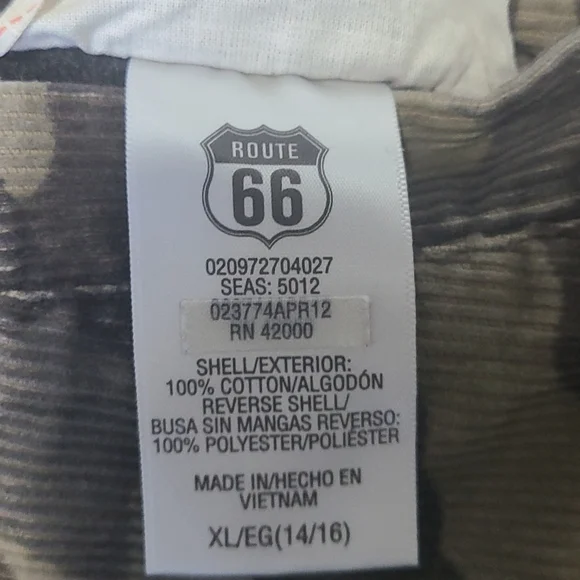 ROUTE 66 REVERSIBLE ARMY JACKET street wear - Picture 9 of 10